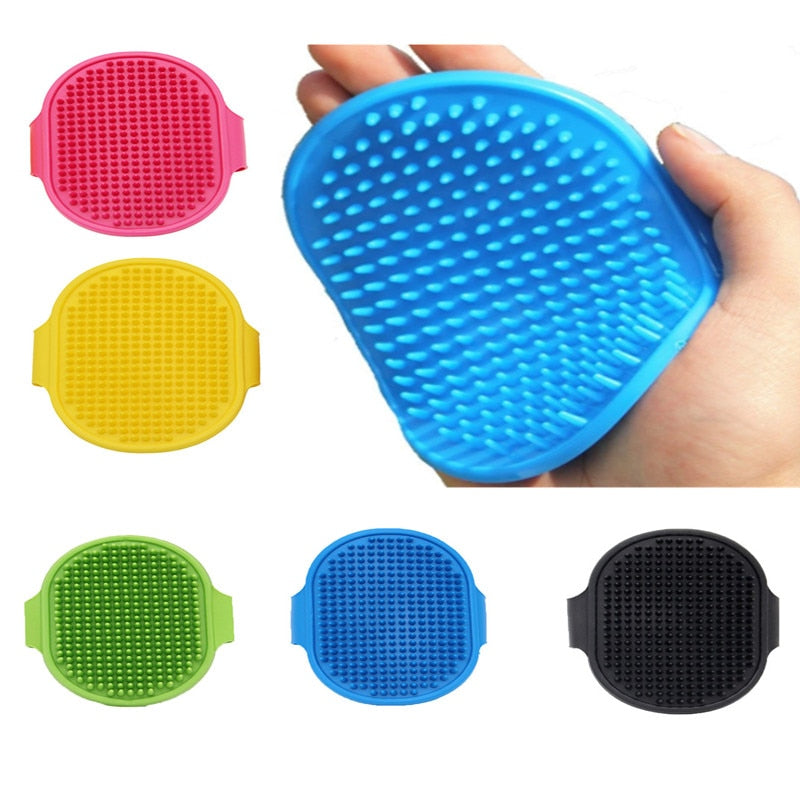 Soft Rubber Dog Brush Comb