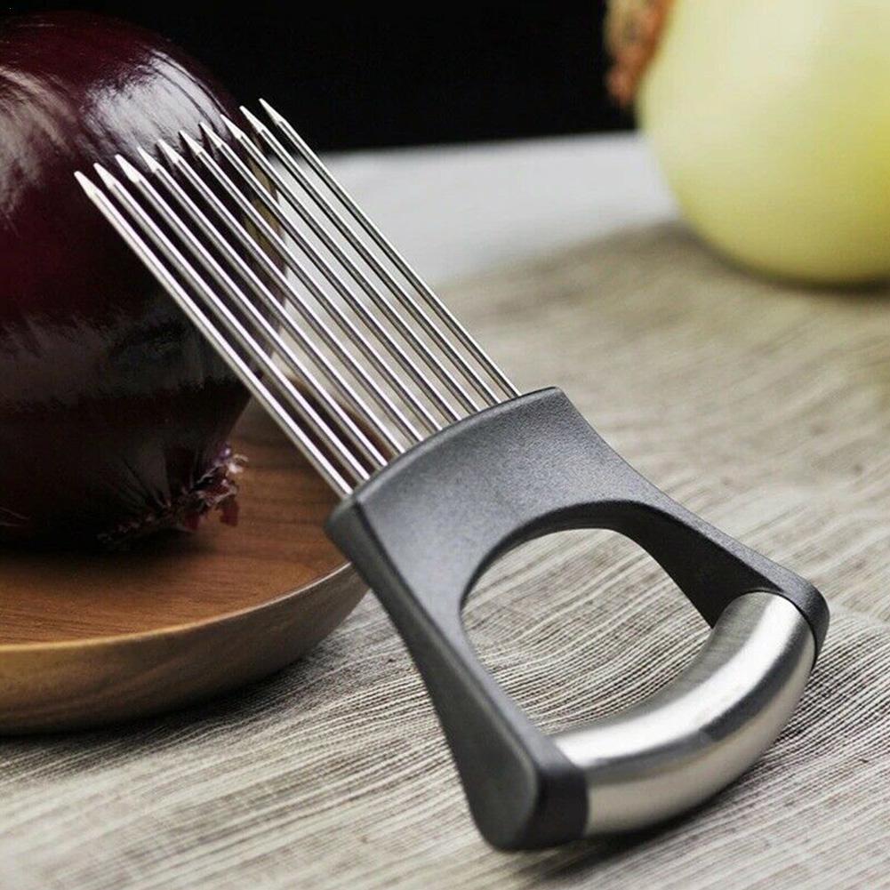 Steel Onion Needle Slicer Cutter