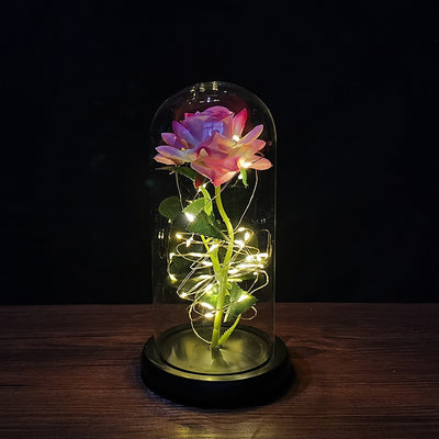 Rose LED Light Foil Flower