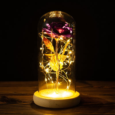 Rose LED Light Foil Flower