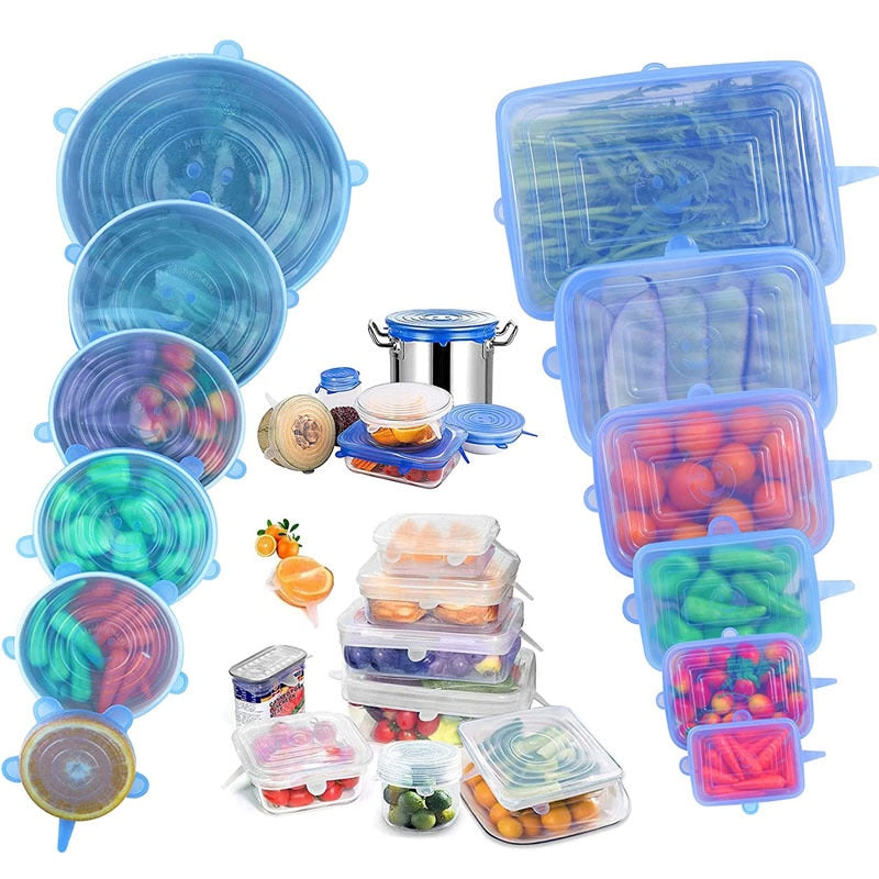 Silicone Reuseable Stretch Lids