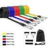 11 Pcs Resistance Tube Bands