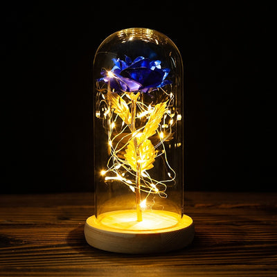 Rose LED Light Foil Flower