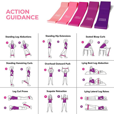 Workout Elastic Resistance Bands