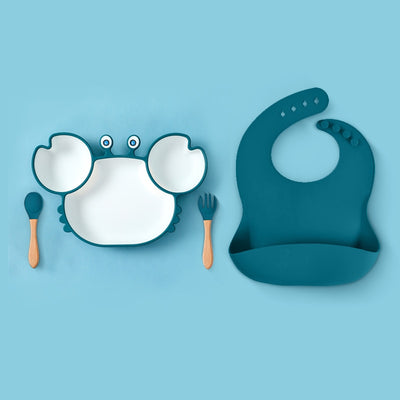 Baby Silicon Feeding Set