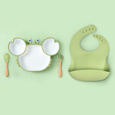 Baby Silicon Feeding Set