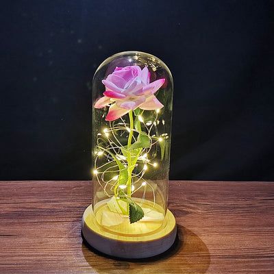 Rose LED Light Foil Flower