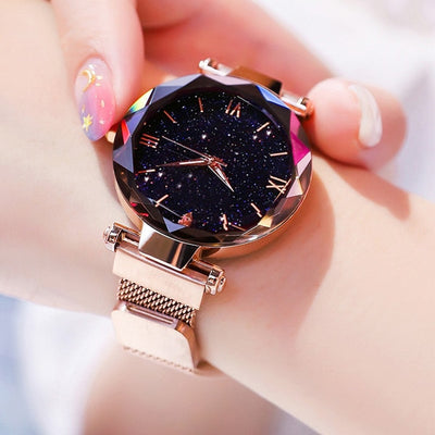 Women Watches Magnetic Mesh