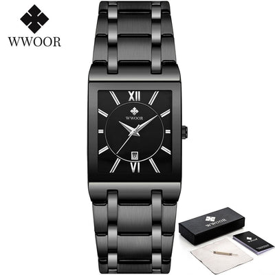 Stainless Steel Waterproof Fashion Women Wristwatch