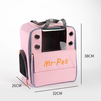 Cat Carrier Bags Breathable Pet Carriers Small Dog Cat Backpack Travel Space Capsule Cage Pet Transport Bag Carrying For Cats