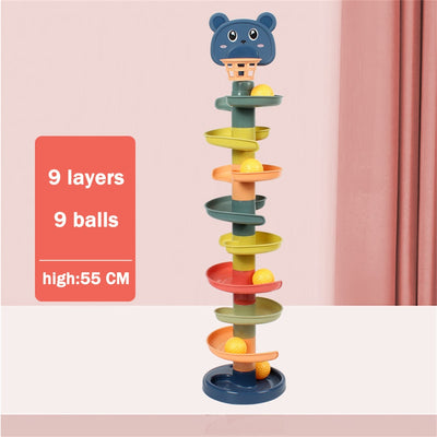 Baby Rolling Ball Pile Tower Toy