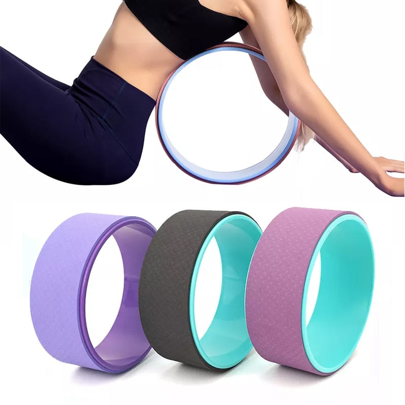 Anti-stress Roller Ring Yoga Ring Lower Back Bend Pilates Circle Open Shoulder Beauty Back Exercise Equipment Auxiliary Wheel