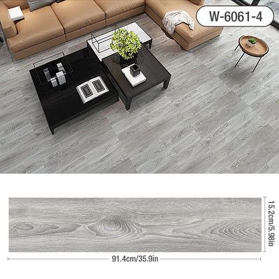 Wood Grain Floor Stickers Modern Style PVC Wall Sticker Waterproof Self-adhesive for Living room Toilet Kitchen Home Floor Decor