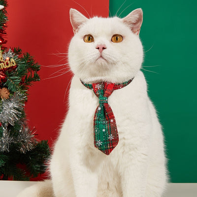 Cute Print Pet Neck tie Christmas