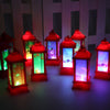 Santa Claus Snowman Lantern Light