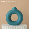 Nordic Ceramic Circular Vase