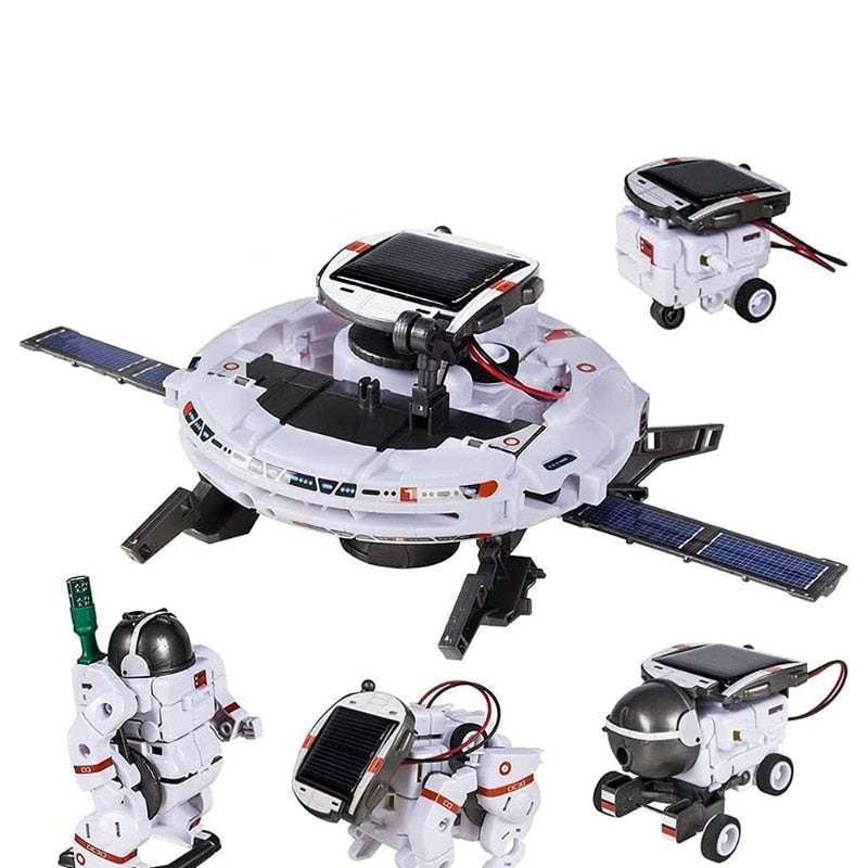 Solar Robot Car Spaceship Toy