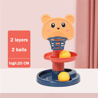 Baby Rolling Ball Pile Tower Toy