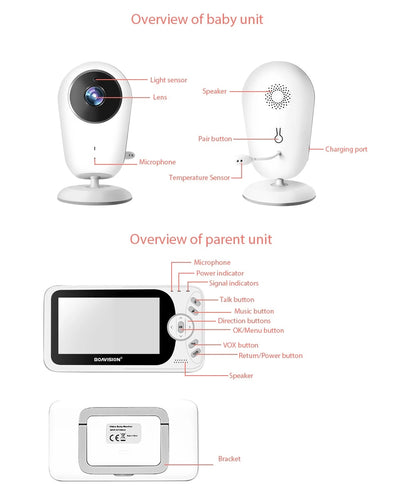 Baby Monitor Night Vision Camera