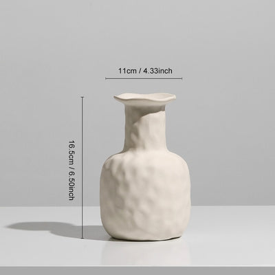 Nordic Ceramic Circular Vase