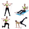 Fitness Yoga Pilates Bar Portable Gym Accessories Sport Elastic Bodybuilding Resistance Bands For Home Trainer Workout Equipment