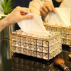 Crystal Facial Tissue Box Holder