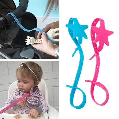 Stroller Hook Silicone Pacifier Chain