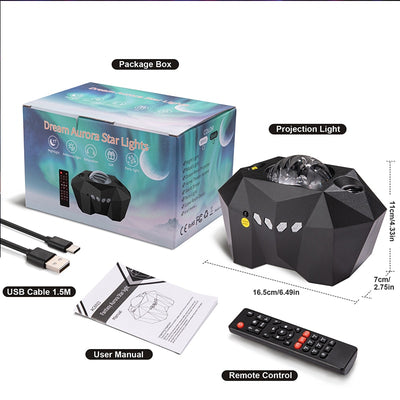 Galaxy Projector with Remote Control Bluetooth Speaker