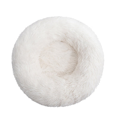 Super Soft Cat Bed Comfortable Donut Round Dog Kennel Ultra Soft Non-Slip Winter Warm Dog Kennel Pet Cat Cushion Bed Winter Warm