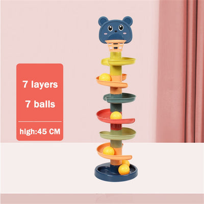 Baby Rolling Ball Pile Tower Toy