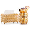 Crystal Facial Tissue Box Holder