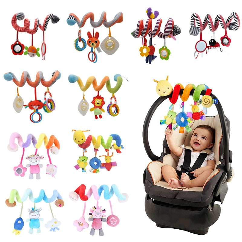 Soft Infant Stroller Spiral Toy