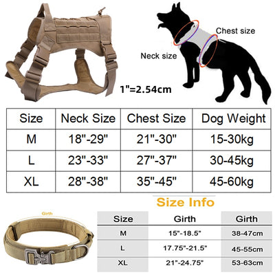 Training Vest Dog Harness and Leash