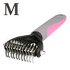 Dog Brush Pets Fur Knot Cutte Cat Hair Removal Comb for Dogs Cat Double Sided Dematting Brush Grooming Tool Pet Accessories