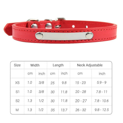 PU Leather Cat Collar