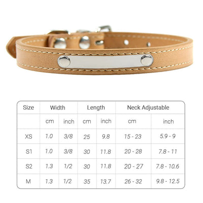 PU Leather Cat Collar