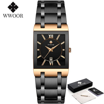 Stainless Steel Waterproof Fashion Women Wristwatch