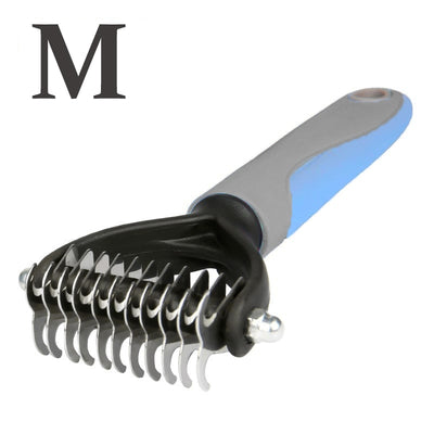 Dog Brush Pets Fur Knot Cutte Cat Hair Removal Comb for Dogs Cat Double Sided Dematting Brush Grooming Tool Pet Accessories