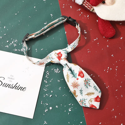 Cute Print Pet Neck tie Christmas