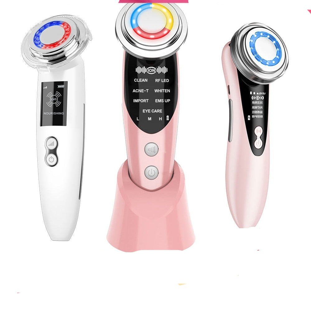 EMS Facial Massager LED Light Therapy