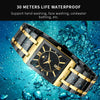 Stainless Steel Waterproof Fashion Women Wristwatch