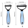 Dog Brush Pets Fur Knot Cutte Cat Hair Removal Comb for Dogs Cat Double Sided Dematting Brush Grooming Tool Pet Accessories