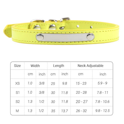 PU Leather Cat Collar