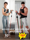 360lbs Fitness Exercises Resistance Bands