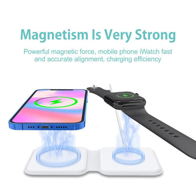 2 In 1 Magnetic Absorption Wireless Charging 15W