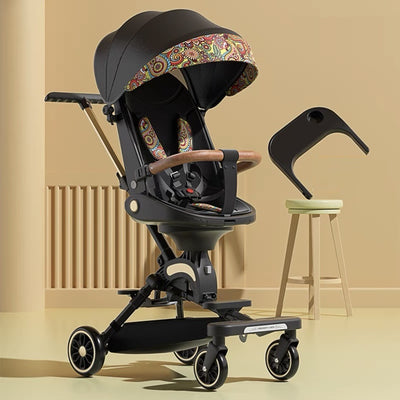 Shock-absorbing High-view Stroller