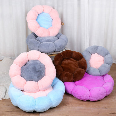 Round Flower Cat Litter Kennel