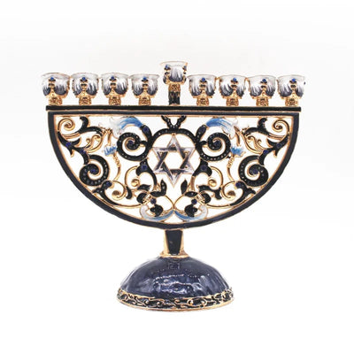 Religious Activities Menorah Home Decorations Candle Holder Israel Judaism Retro Lampstand Candlestick 9 Branch