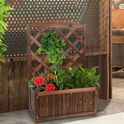 Plant Raised Bed Flower Stand