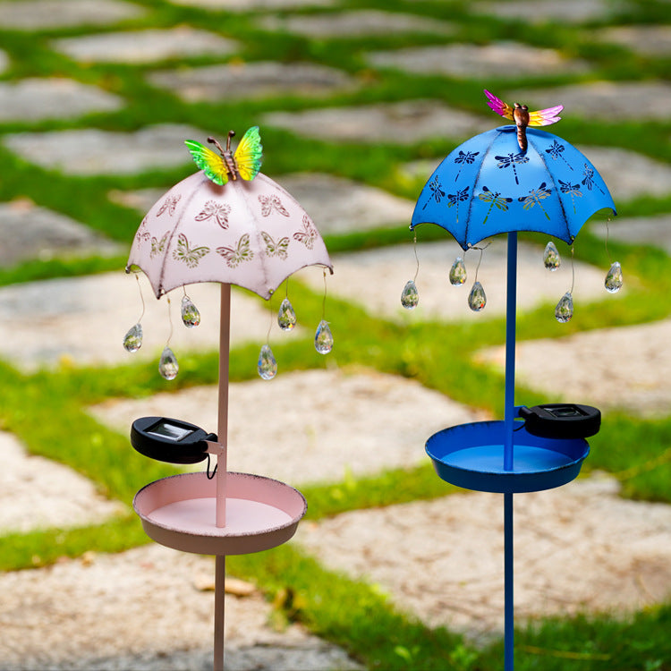 Solar Bird Feeder Floor Lamp